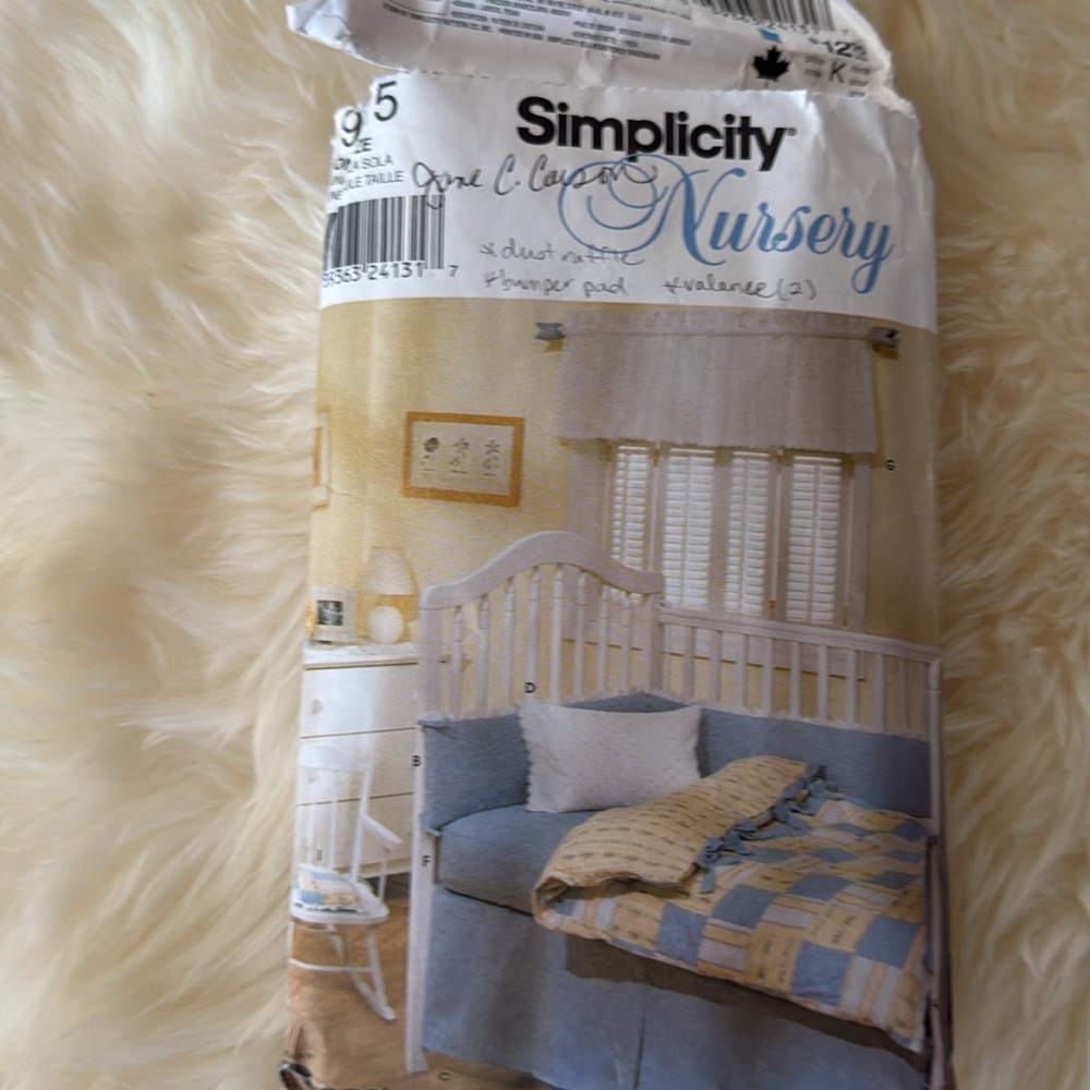 3 Simplicity nursery patterns - Picture 6 of 8